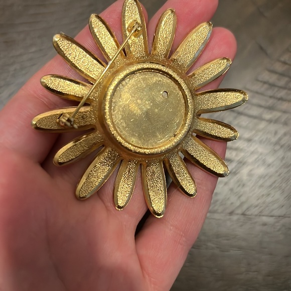 VINTAGE | Avon Brooch Locket Poison Hidden Compartment Perfume Pin - Picture 5 of 5